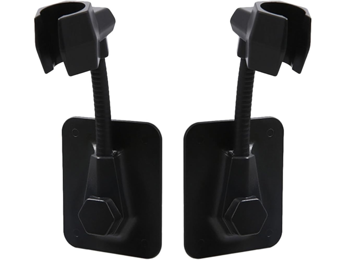Suporte Para Chuveiro Popetpop, Ajustável Em 2 Graus, Em Abs, Com Base Adesiva, Para Uso Doméstico E No Banheiro, Na Cor