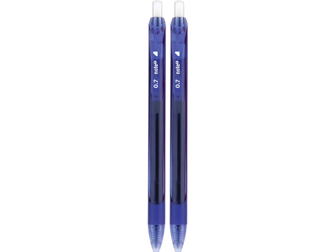 Conjunto 2 Rollers de Tinta Gel Retráteis Azul NOTE!