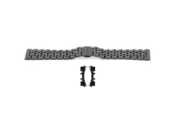 Cinturón De Reloj Ajustable De Acero Inoxidable 24mm Para Repuesto Accesorio