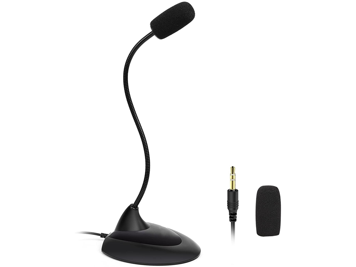 Microfone de Mesa 008 com Suporte Conector de 3,5 Mm TUSERXIN