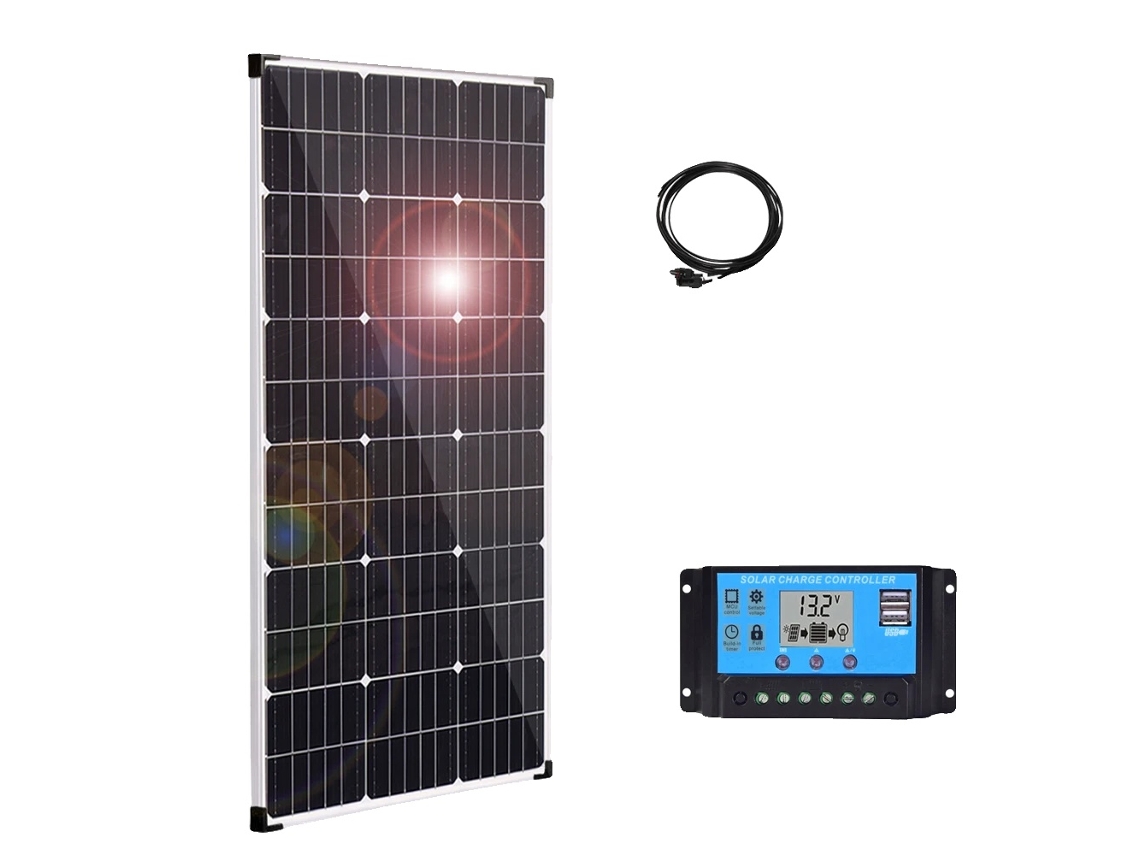 Sistema De Painel Solar, 300w De Potência, Alta Eficiência 23, Quadro Durável Em Alumínio,kit De 150w Oem
