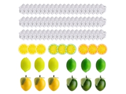 Conjunto de 81 Peças para Embalagem de Frutas 33x15x9cm LAXISCREED