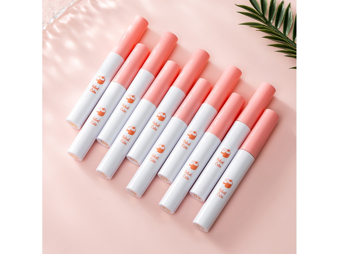 Conjunto De 10 Gloss Labiales Mate Velvet, Longa Duração, Anti-mancha, Impermeável, 10 Cores, Caixa De Batom Cigarrillo