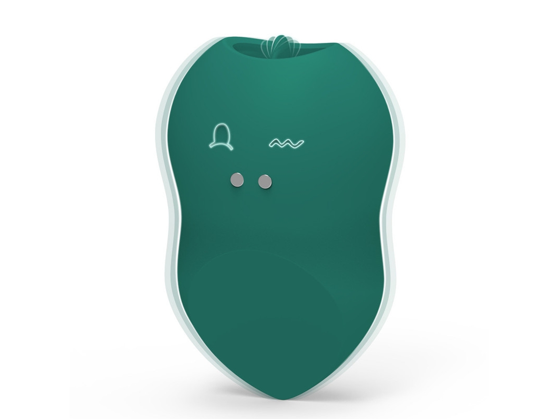 Vibrador De Silicone Para Lamber A Lngua De 10 Frequncias Para Mulheres (verde)