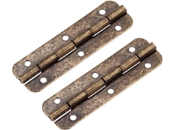 2 Dobradiças Longas Para Porta De Armário, Em Liga Zinco, Estilo