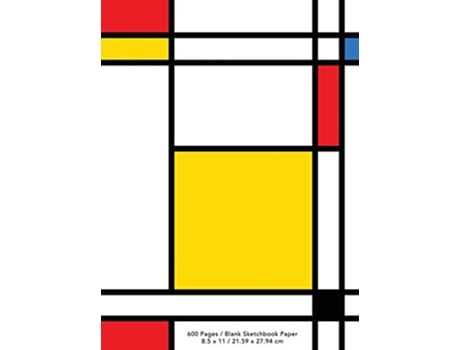 Livro The Worlds Largest Sketchbook Neoplasticism Abstract Art Draw Doodle or Sketch de Young Dreamers Press (Inglês - Capa Dura)