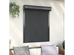 Vidaxl Persiana Rolô Antracite 100 X 120 Cm Alumínio E Poliuretano