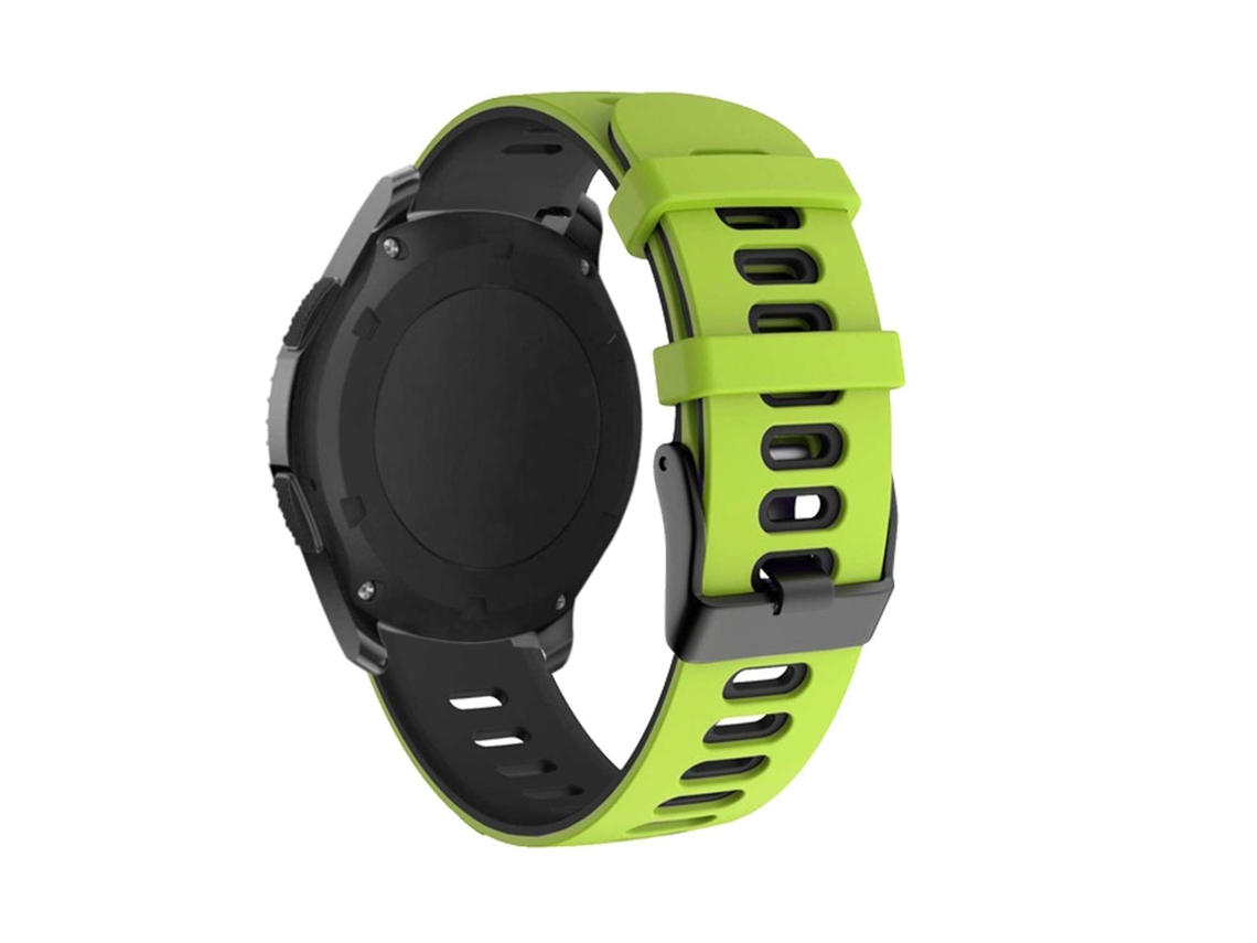 Bracelete Pioneer para Garmin Forerunner 55 Verde Claro e Preto