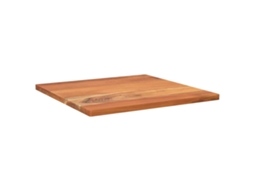 Vidaxl Tampo De Mesa Quadrado 50x50x3,8 Cm Madeira De Acácia Maciça