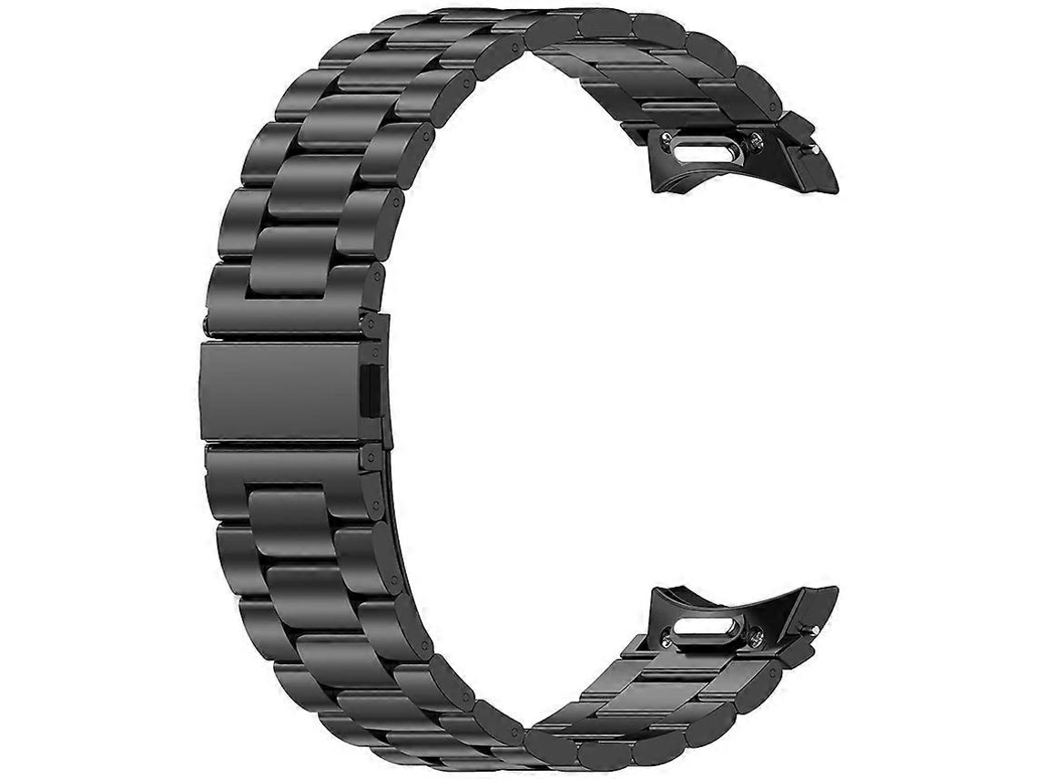Pulseira Para Samsung Galaxy Watch 7, Metal Com Botão De Pressão, Aço Com Três Esferas E Puxador De Relógio. Olysi Shop