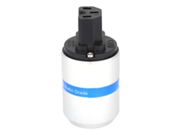 Conector Iec Banhado A Ouro 24k De Cobre Puro Para Cabo De Alimentação Ac Monosaudio 100 250v