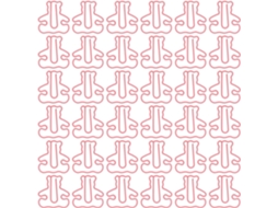 Conjunto de Clips de Papel com Formato Urso, 30 Peças, Organizadores Macios e Criativos para Material Escolar.