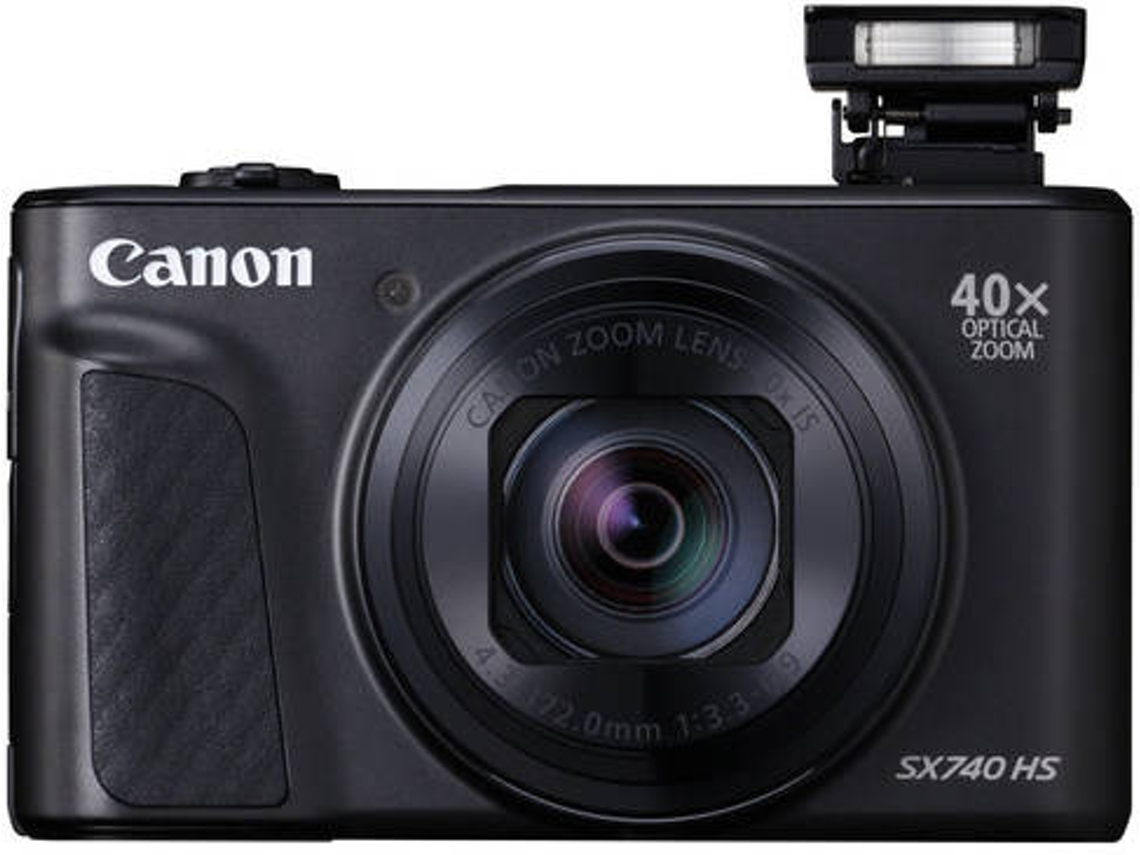 Máquina Fotográfica Compacta CANON  Powershot SX740 HS Lite Edition Preto (Preto - 20.3 MP - ISO 100-3200)