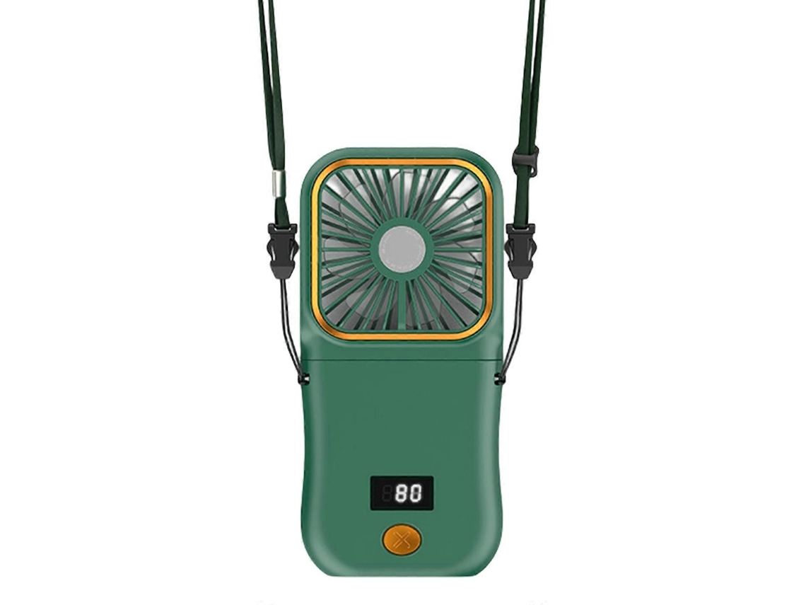 Ventilador De Mão Com Powerbank 3000mah,ventilador Bolso Portátil Usb Dobrável Pessoal,3 Velocid Ades,para Quarto