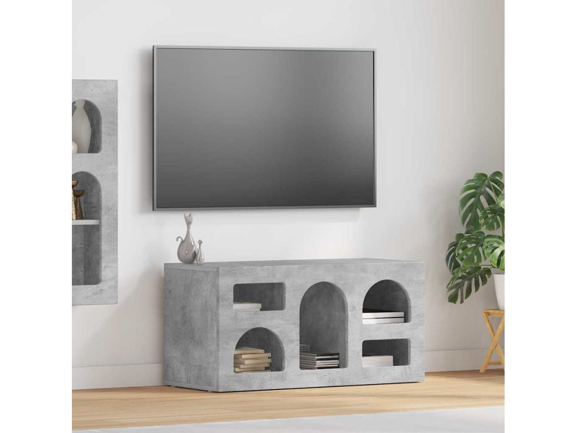 Vidaxl Gabinete Para Tv Elst 80 X 35 X 40 Cm Cinzento