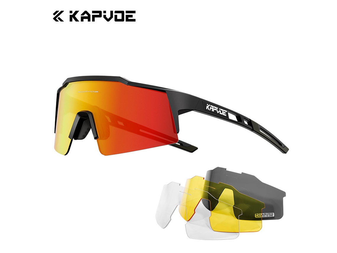 Óculos De Ciclismo Com Quatro Lentes, Óculos De Proteção Contra Vento Para Bicicleta, Para Bicicleta De Estrada.