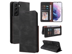 Capa De Couro Com Fecho De Sucção Simples Para Samsung Galaxy S22 5g
