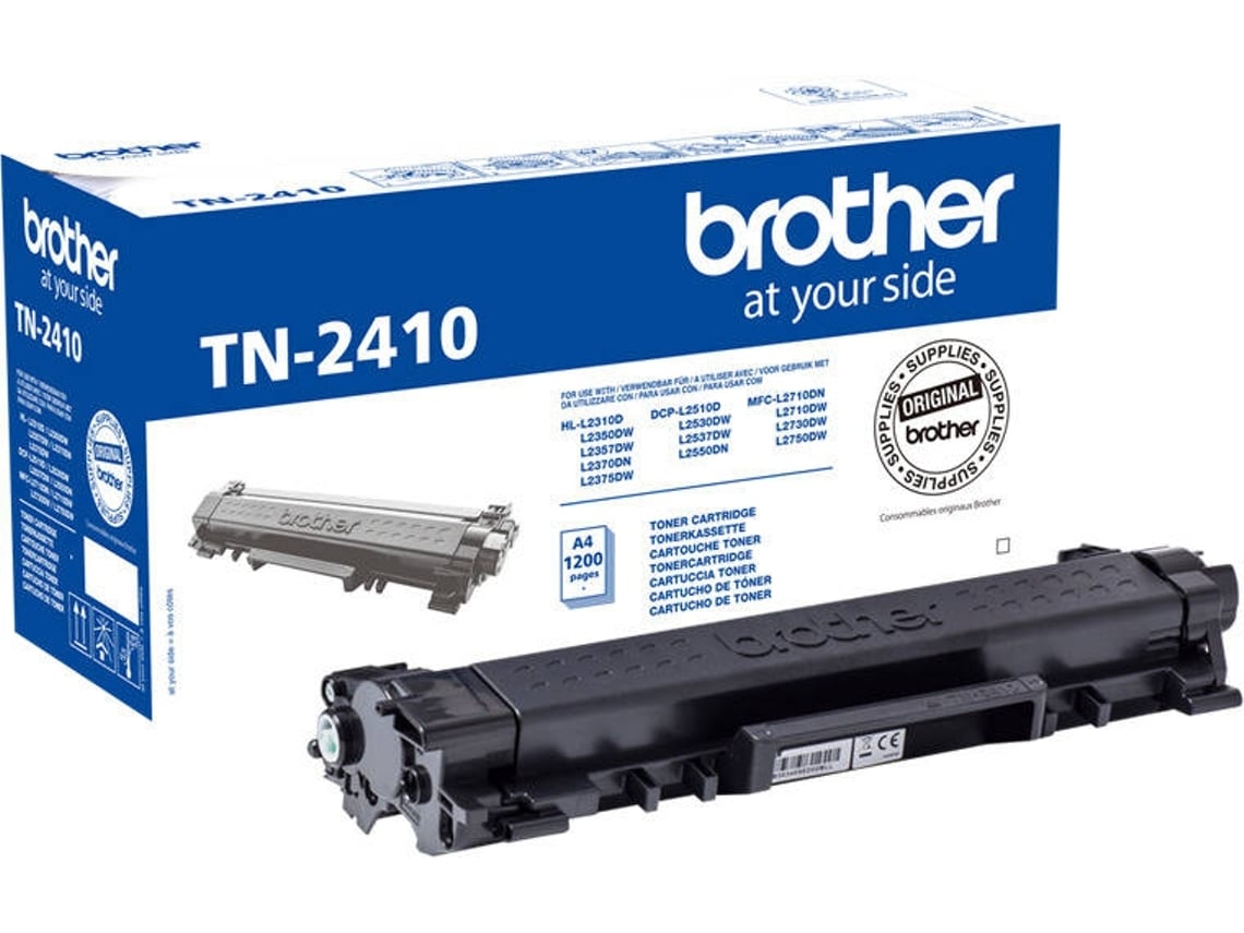Toner BROTHER Tn2410 1200 Pág Preto (Outlet Caixa Aberta)