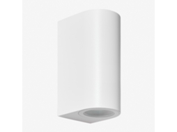 Sklum Aplique De Exterior Xilven Com 2 Pontos De Luz Plástico Branco