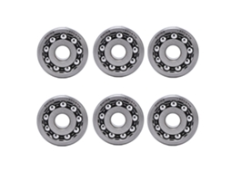 6pcs Rolamentos De Bola Radial De Duas Fileiras Autoalinháveis Para Instrumentos E Motores1300