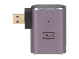 Adaptador Hd Feminino Para Micro Hd 8k Uhd 40gbps Liga De Alumínio Conversor Allm Vrr
