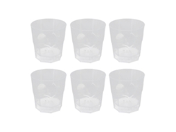 2026 6 Copos de Whisky Led Multicolor Activados por Água, Copos de Bebida Iluminados Octogonais Divertidos