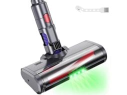 Escova De Chão Com Cabeça De Turbina Para V7, V8 E V10, Com 4 Luzes Led.