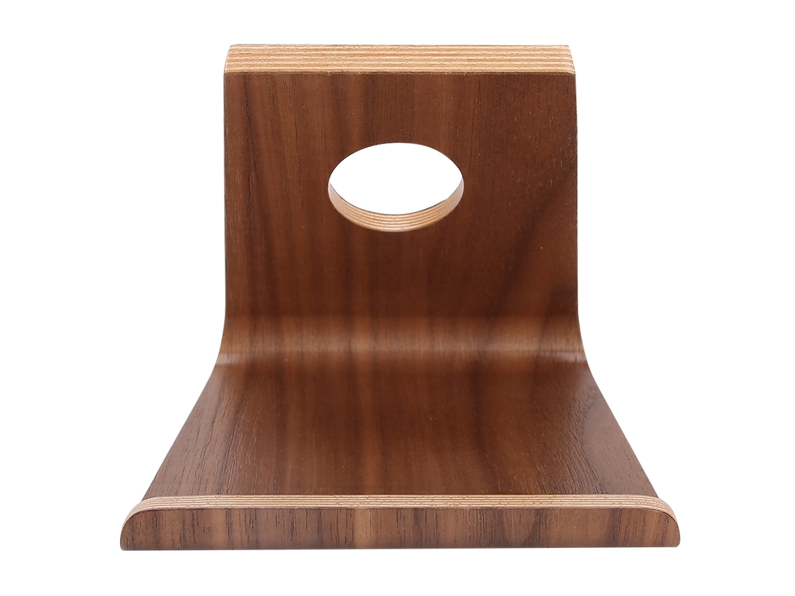 Suporte De Madeira Dupla Face Para Tablet, Celular, Ipad, Pc E Desktop.