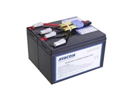 Bateria Ups Avacom 1 X Chumbo Ácido 168 Wh Para P N Dla750, Dla750i, Smt750, Smt750i,… (equivalente A Apc Rbc48)