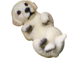 Miniatura de Cachorro Retriever para Decoração Jardim e Áreas Externas, Modelo em Paisagem, CHABERLU