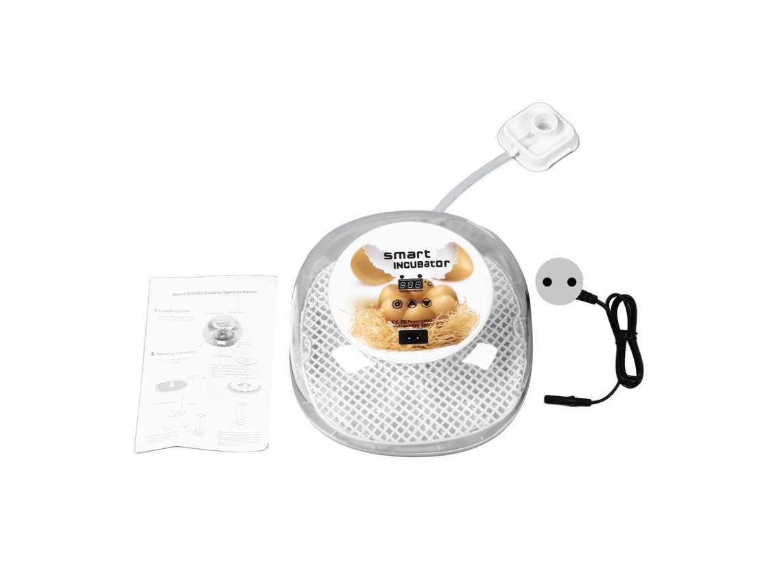 INCUBADORA de Ovos Primerox com Girador 360° Pequena para Galinhas, Codornas 220v