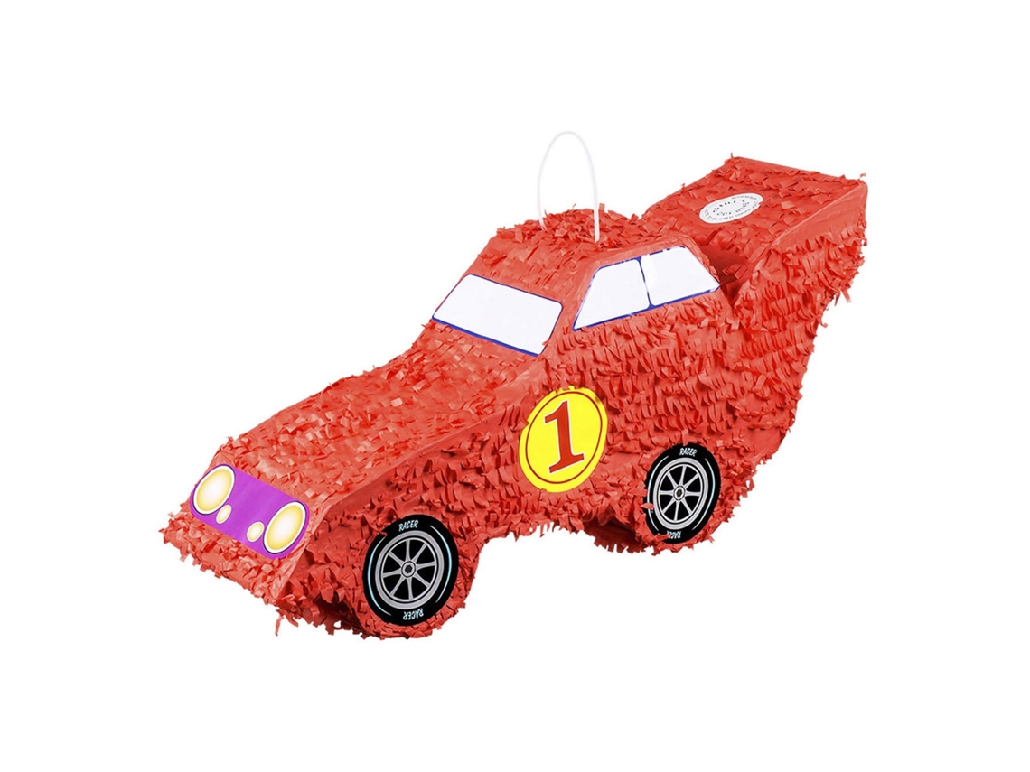 Carro De Corrida Boland Pinhata Vermelho Decoração De Festa Infantil
