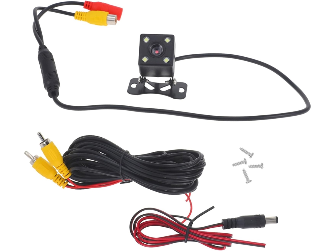 Câmera De Ré Hd Com Visão E Led Para Kit De Câmera De Estacionamento De Carro Compatível