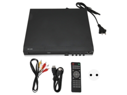 Mini leitor de DVD 1080p com suporte AV e USB AQUAFORGE