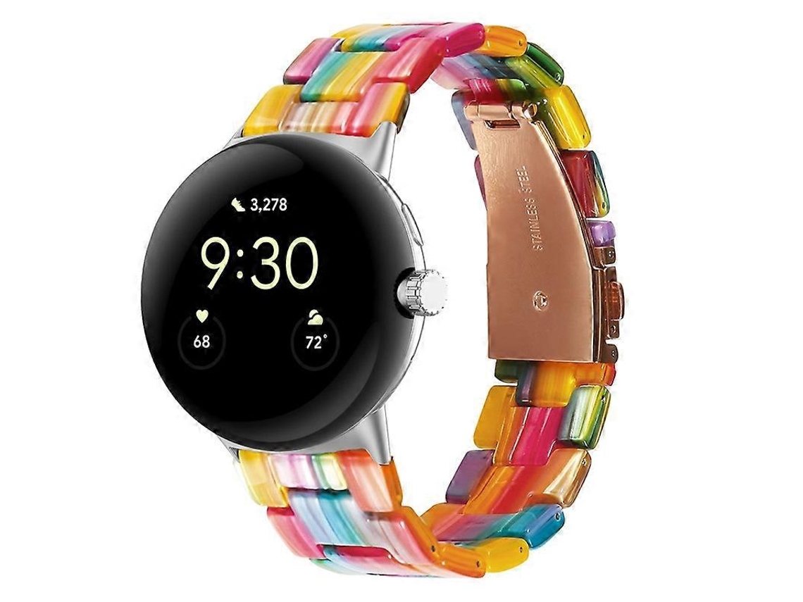 Pulseira De Resina Com Três Contas Para Google Pixel Watch