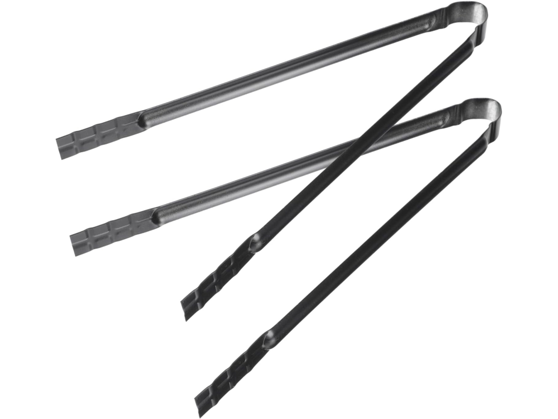 Conjunto De 2 Peças Imikeya Pinça Para Churrasco E Tesoura Extensível, Pinça Angular Para Utensílios De Madeira