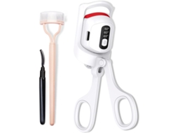 Curler de Cílios Aquecido, Exibição de Temperatura Curler de Cílios Aquecido com Ferramenta Separadora e Escova STELASPLEN (branco)