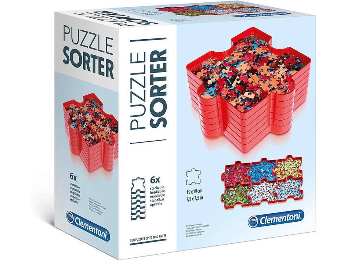 Caixas para Puzzles CLEMENTONI Vermelho