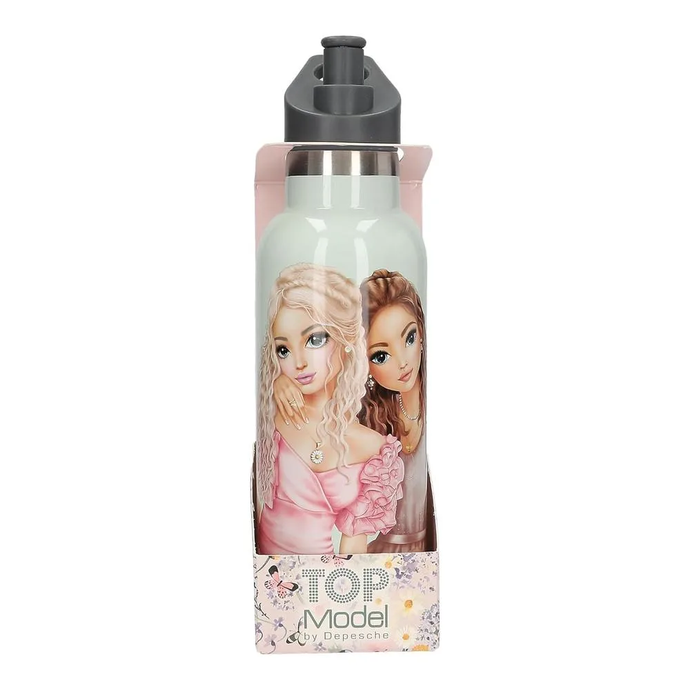 Depesche Topmodel Summer Feeling Botella De Acero Inoxidable Verde 13411 Depeschep25