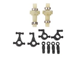 Mali peças de Reposição Rc para Carro: Copo de Direção Dianteiro/traseiro, Braço Superior e Diferencial para Wltoys 284010 284161 K989 1/28