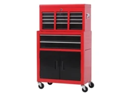 Armário Ferramentas Rolável 6 Gavetas Metal Vermelho (caixa Incluída)