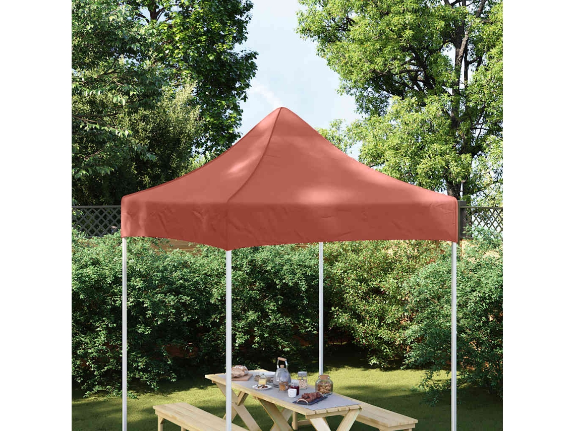 Vidaxl Teto Para Tenda De Festas 2x2 M 270 G/m² Terracota