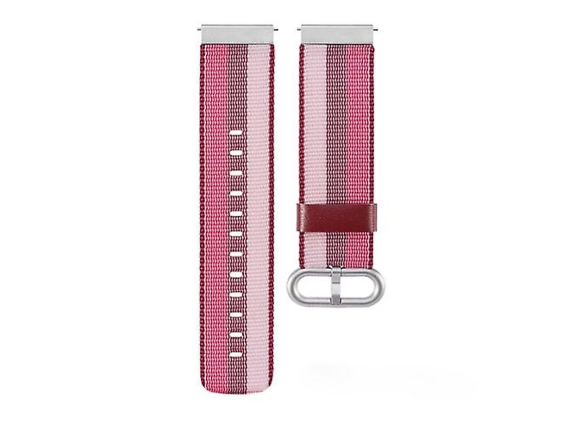 Lurelia Pulseira De Relógio Nylon, Compatível Com Garmin Vivoactive 3 Fivela Vermelha