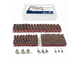 Kit De Tambor De Lijado De 338 Piezas Com Brocas De Taladro De Unhas E Acessórios De Polimento Para Ferramenta Rotatória