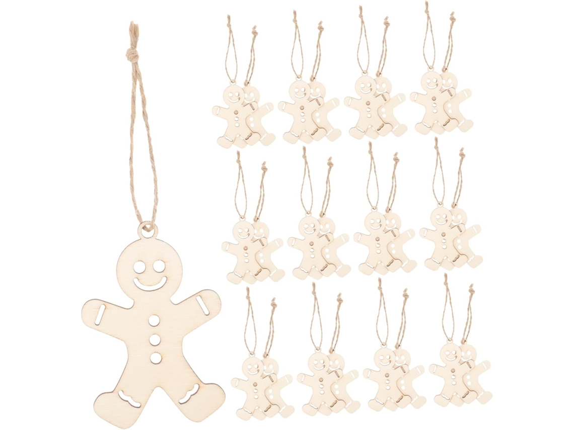 100 Enfeites De Homem De Gengibre Para Pendurar, Decorações De Natal Para Janelas E Portas, Decorações De Festa, Crie Gokoco