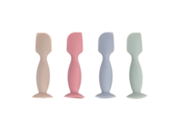 Mali 4pcs Espátula de Creme para Fraldas de Bebê Silicone Macio Aplicador de Creme para Nádegas Bebê