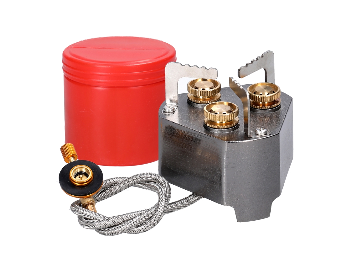 Estufa de Camping Portátil 3 Nucleos 11800w