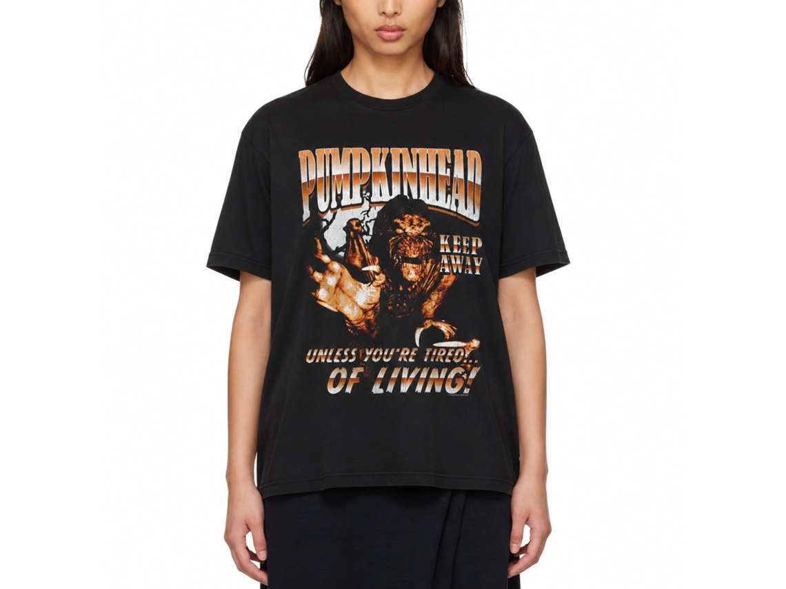 Rockinstone Pumpkinhead Movie Keep Away Black Adult T-shirt Size:xxl