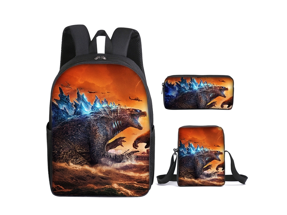 Mochila  De Estudante Conjunto De Três Peças*