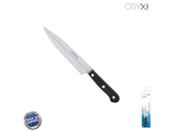 Faca de Cozinha Grenoble Legumes Lâmina Aço Inox 15 cm Preto ORYX